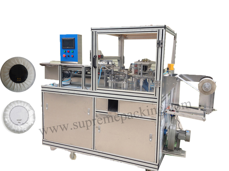 round soap pleat wrapping machine